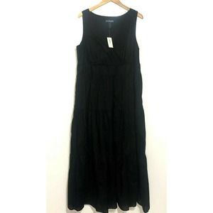 LANE BRYANT 20 Black Sleeveless Dress New w Tags